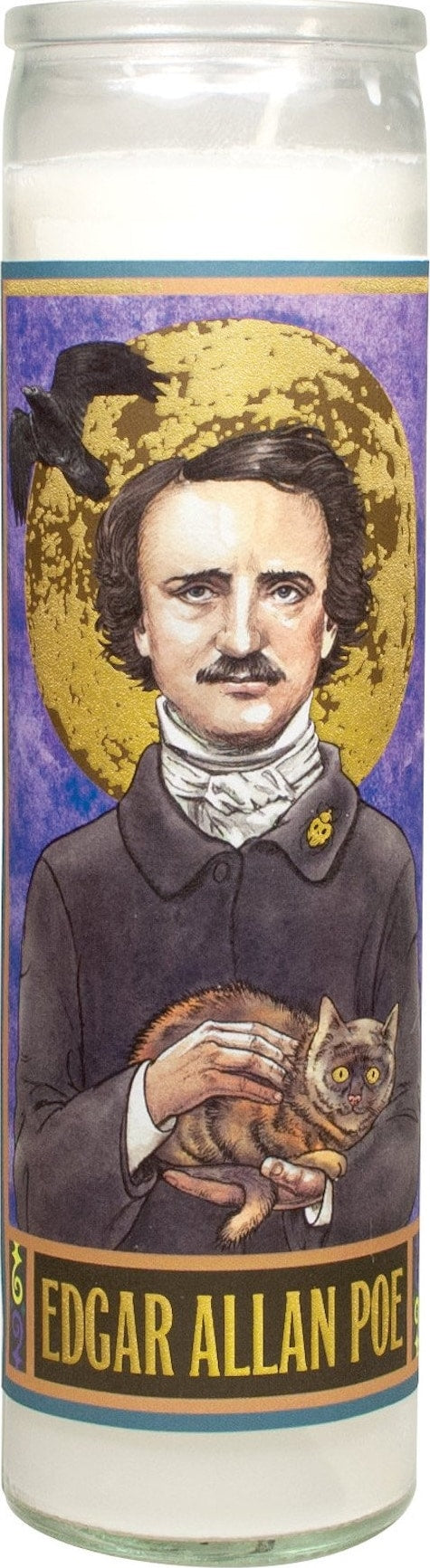 Edgar Allan Poe - Secular Saint Candle