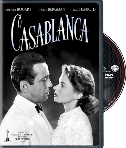 Casablanca - Iconic Classic Hollywood Film 3 Academy Award Winner