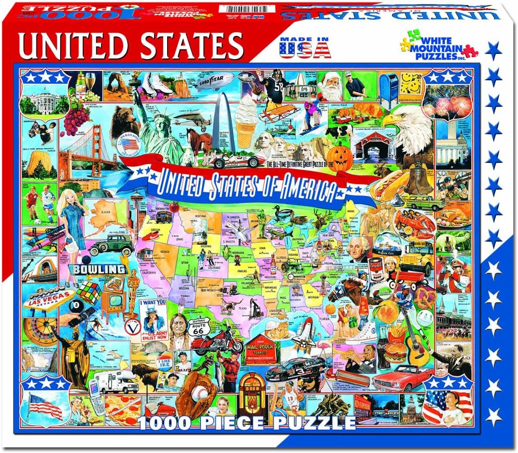 United States of America Puzzle (1000 Pieces)