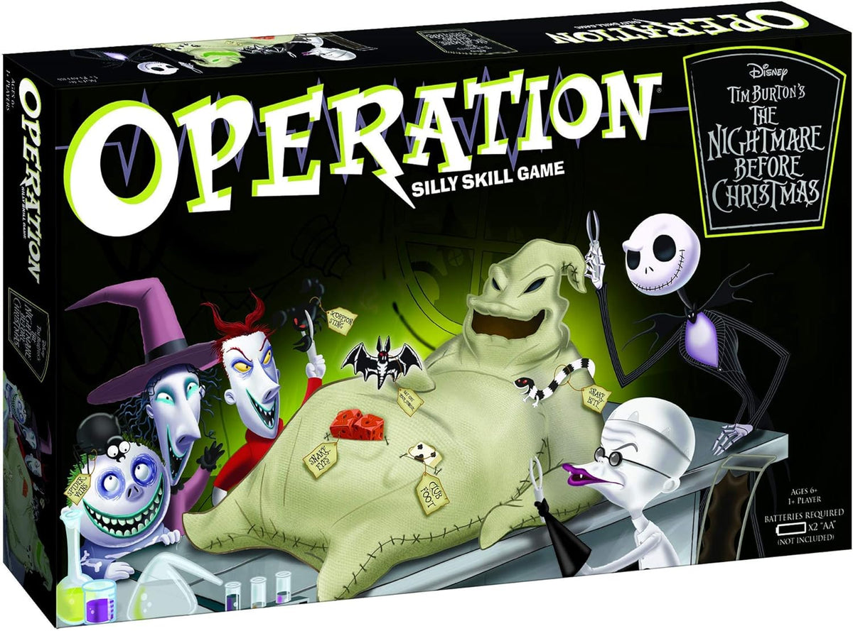 Operation: Disney Tim Burton's The Nightmare Before Christmas Board Game