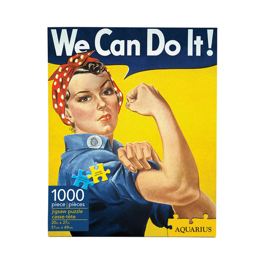 Smithsonian – Rosie the Riveter 1000-Piece Jigsaw Puzzle – “We Can Do It!” NEW