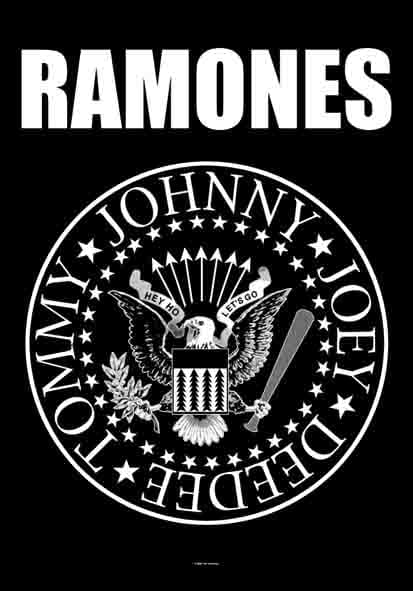 Ramones - Eagle Logo - Flag / Poster / Scarf - 30x40
