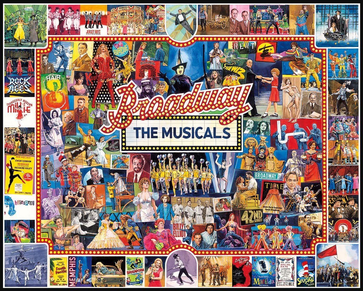 Broadway - 1000 Piece Jigsaw Puzzle - White Mountain Puzzles (NEW)