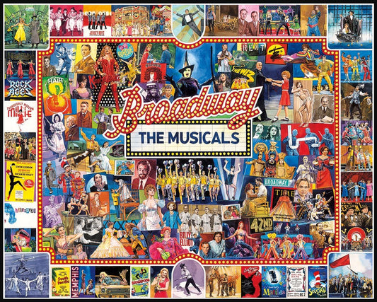 Broadway - 1000 Piece Jigsaw Puzzle - White Mountain Puzzles (NEW)