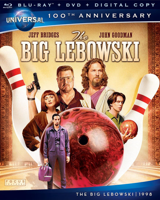 The Big Lebowski [Blu-ray] 100th Anniversary DVD, Blu-Ray + Digital Copy