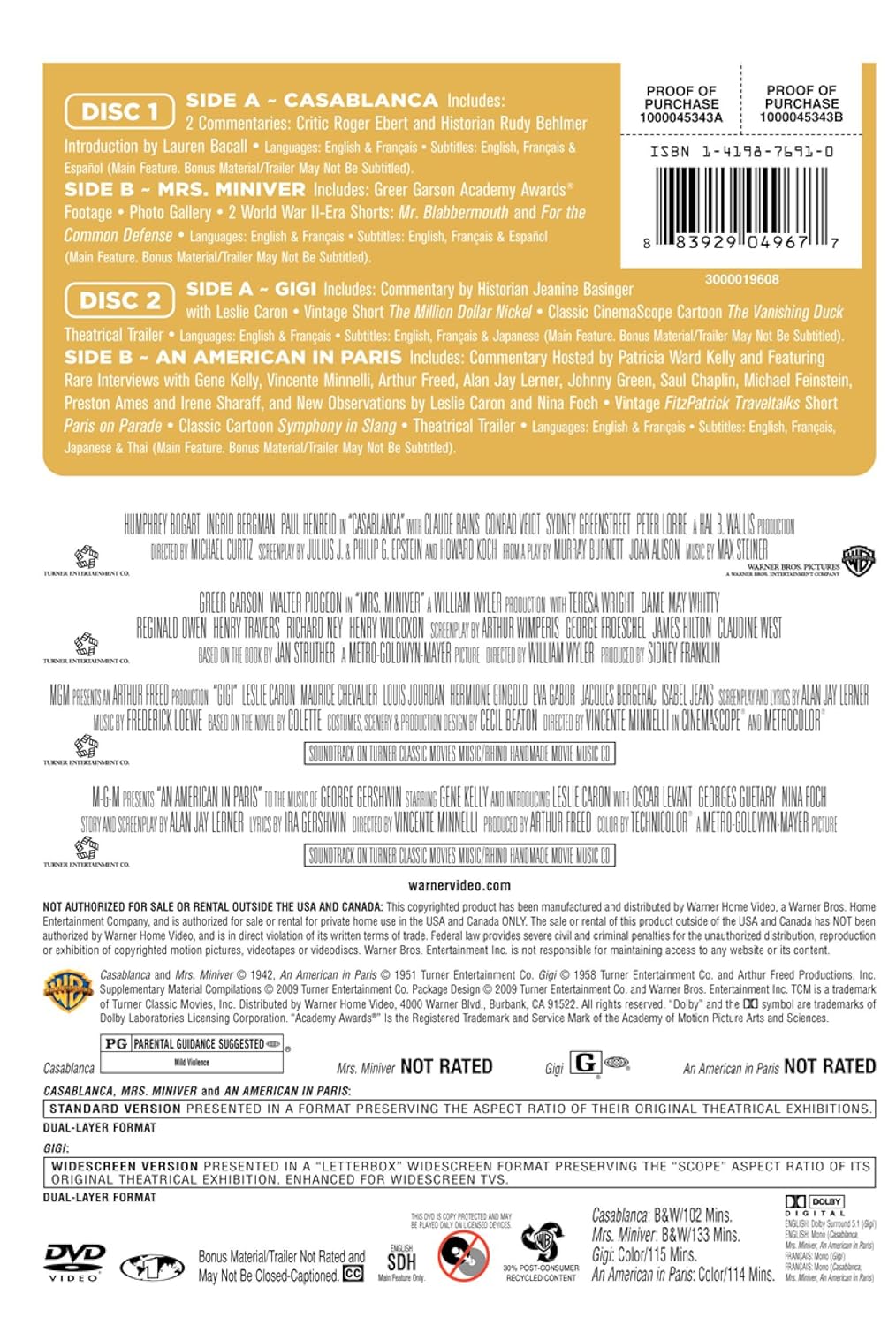 Best Picture Winners [DVD]TCM Greatest Classic Films Collection