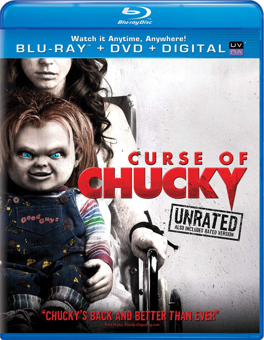 Curse of Chucky [Blu-ray + DVD + Digital Copy] Ultraviolet Hi-Def (New & Sealed)