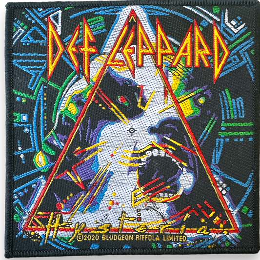 Def Leppard - Hysteria Sew-On Woven Patch 3.75" x 3.75"