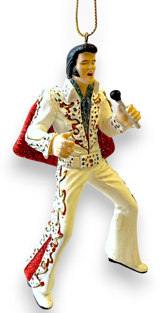 Elvis Presley Ornament - Jumpsuit Style (Blue Jumpsuit) Kurt S. Adler (New)