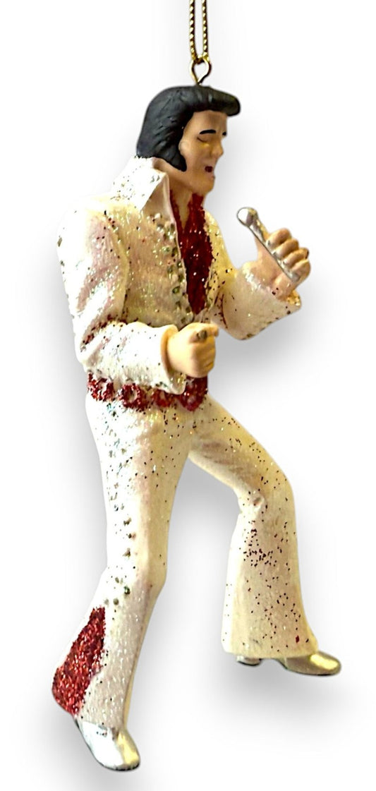 Elvis Presley Ornament - Jumpsuit Style (Blue Jumpsuit) Kurt S. Adler (New)