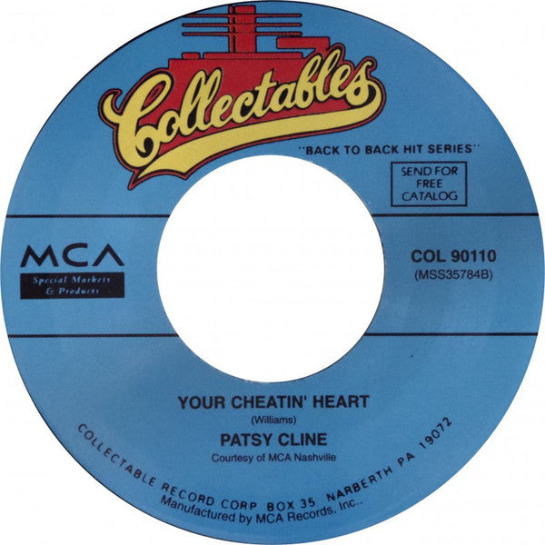 Patsy Cline Crazy / Your Cheatin' Heart MCA / Collectables Records NEW