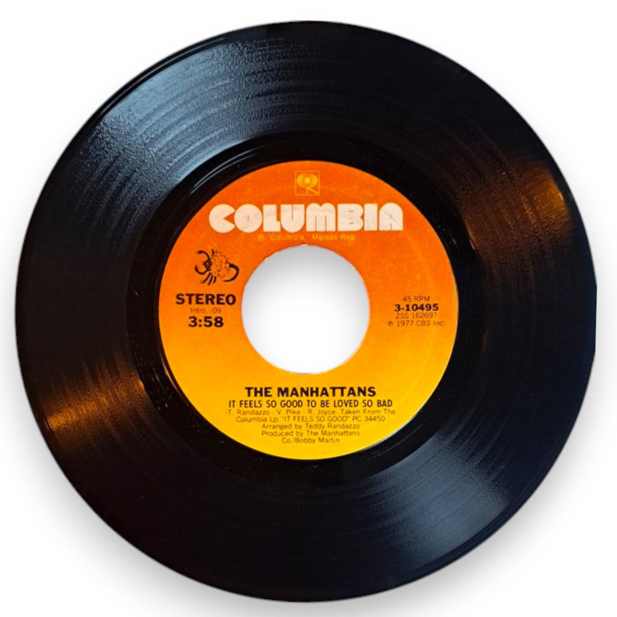 The Manhattans – Just One Moment Away / When I Leave Tomorrow (1981 US 7" Vinyl Single  New & Mint