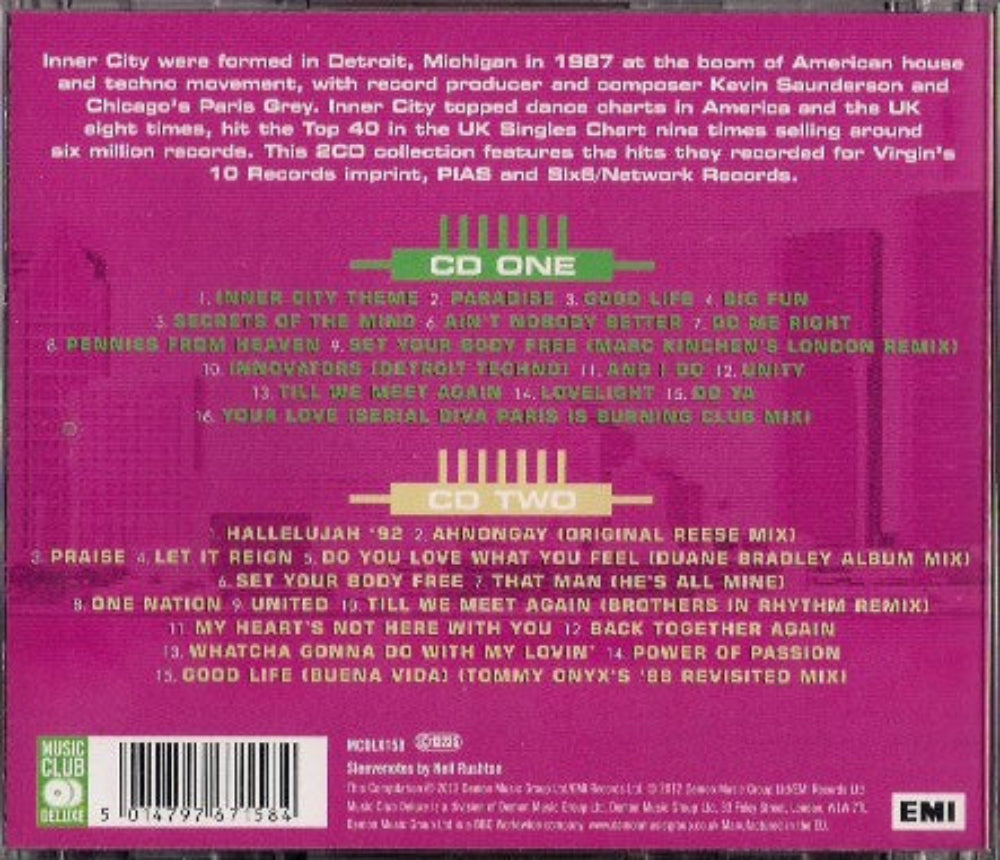 Inner City – Big Fun - Big Hits! (The Collection) [2CD Remastered Compilation] UK New & Mint