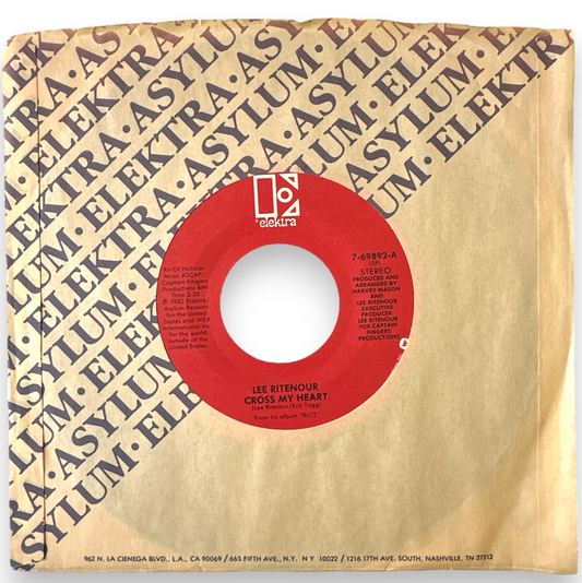 Lee Ritenour – Cross My Heart / Road Runner 7" 45 rpm NEW