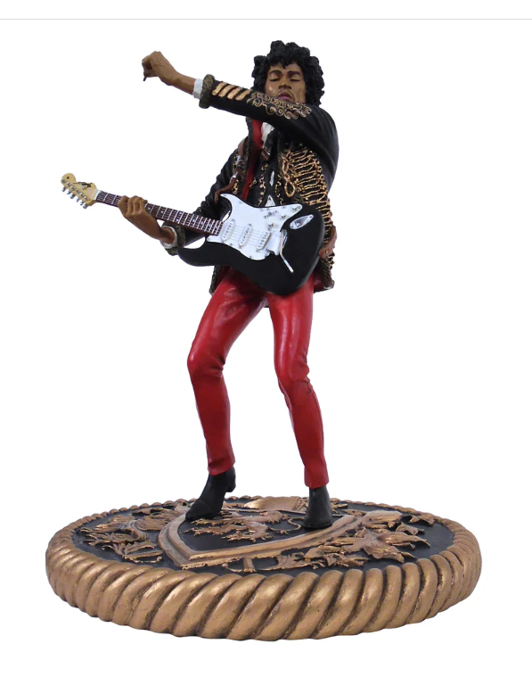 Jimi Hendrix 2008 KnuckleBonz Rock Iconz Guitar Hero Statue – Limited Edition Color Version