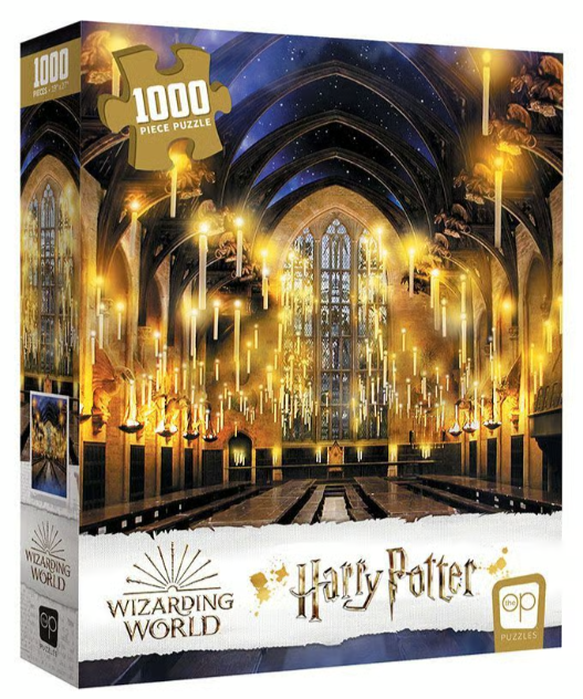 Harry Potter Great Hall 1000-Piece Puzzle Hogwarts Scene NEW Factory Sealed