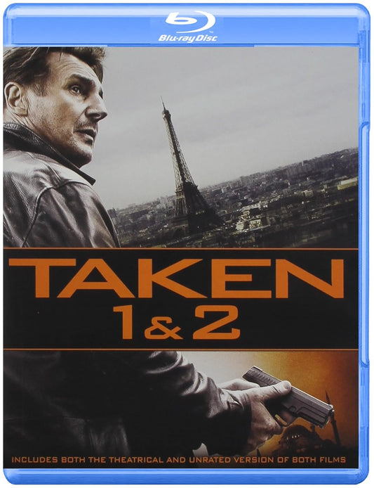 Taken - Liam Neeson 1 & 2 - Double Feature Blu-Ray DVD