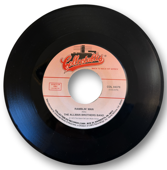 The Allman Brothers Band - Ramblin' Man / Jessica 7" 45rpm New & Mint