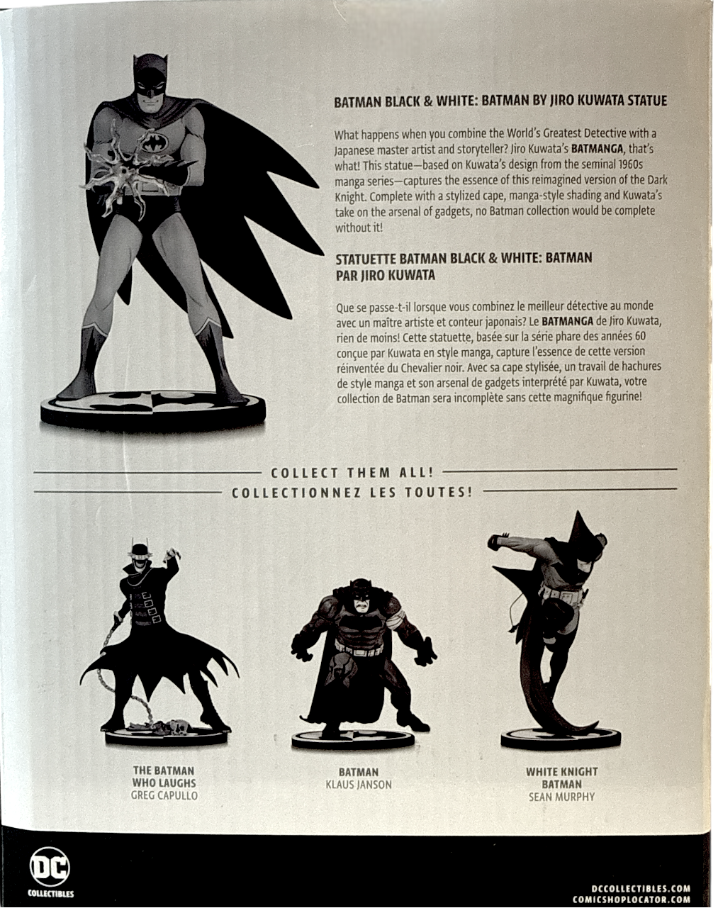 Batman by Jiro Kuwata Resin Statue DC Collectibles DS-JUN180605 New Sealed