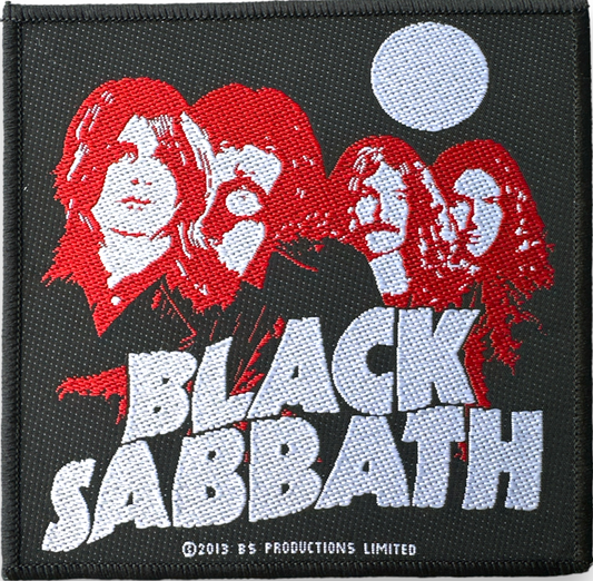 Black Sabbath - Red Portraits - Sew-On Woven Patch