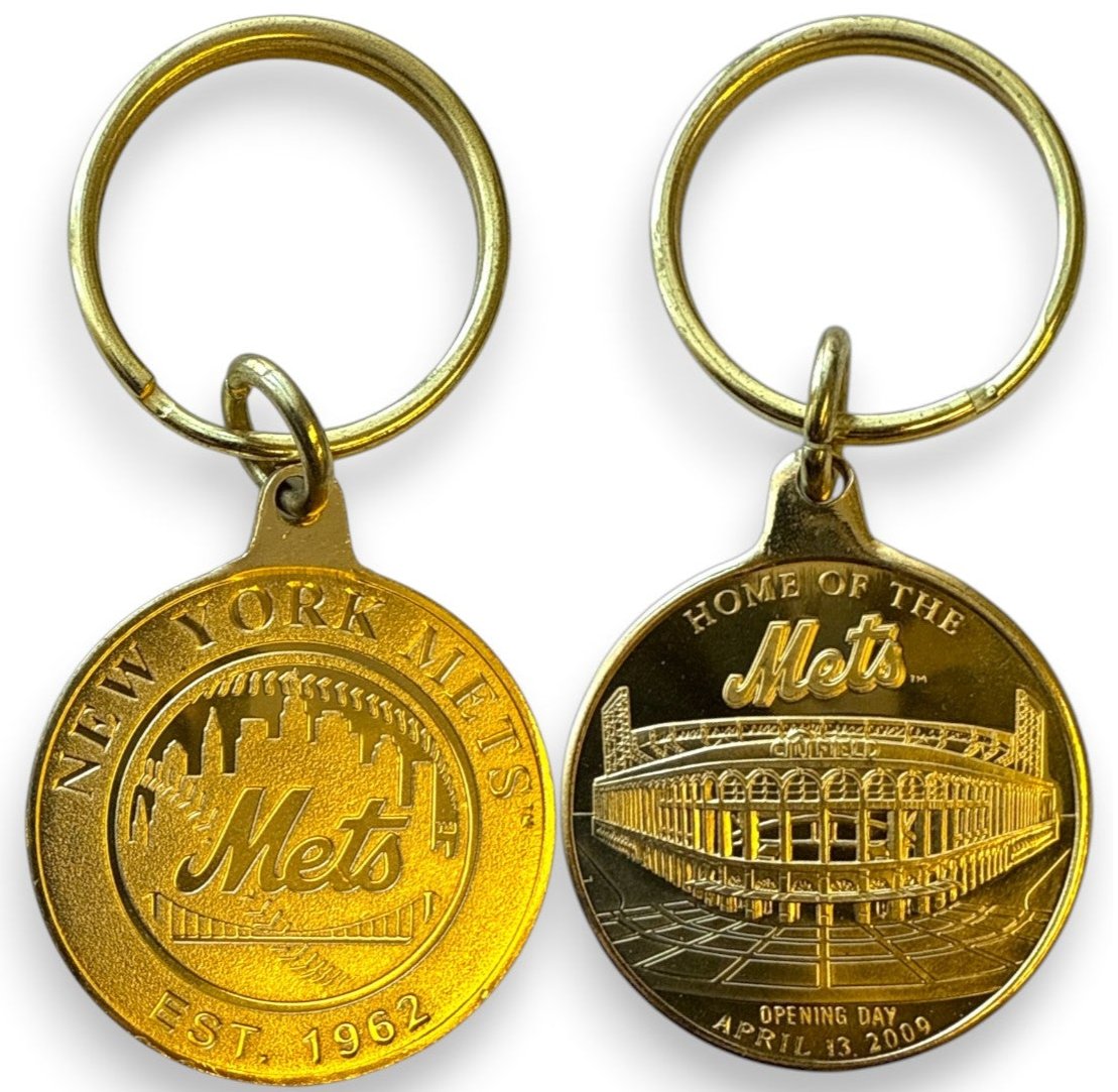 Baseball - New York Mets - Bronze Key Chain