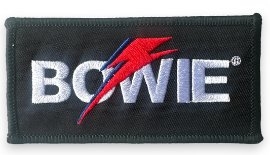 David Bowie - Logo Patch Imported Rock Off United Kingdom