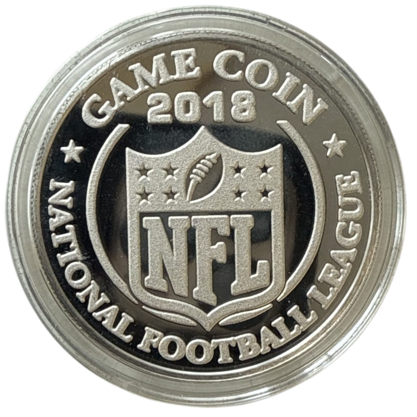 NFL Dallas Cowboys Inaugural Season Sterling Silver Plated Game Coin Licensed Highland Mint