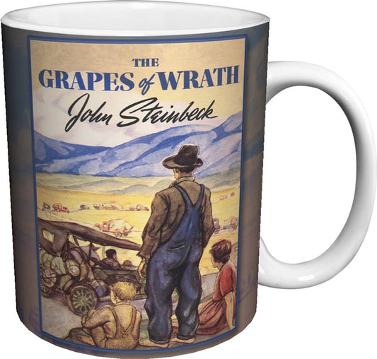 Classic Book Covers - Grapes Of Wrath 11 oz. Boxed Mug