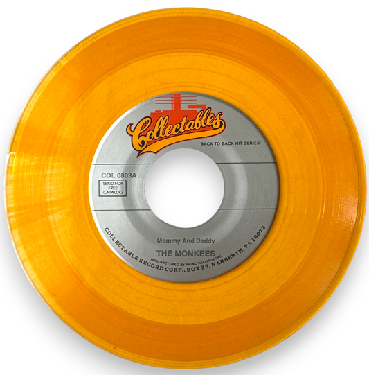 The Monkees - Every Step Of The Way /(I'll) Love You Forever - 7" Single-Rare Yellow Clear Virgin Vinyl (New)