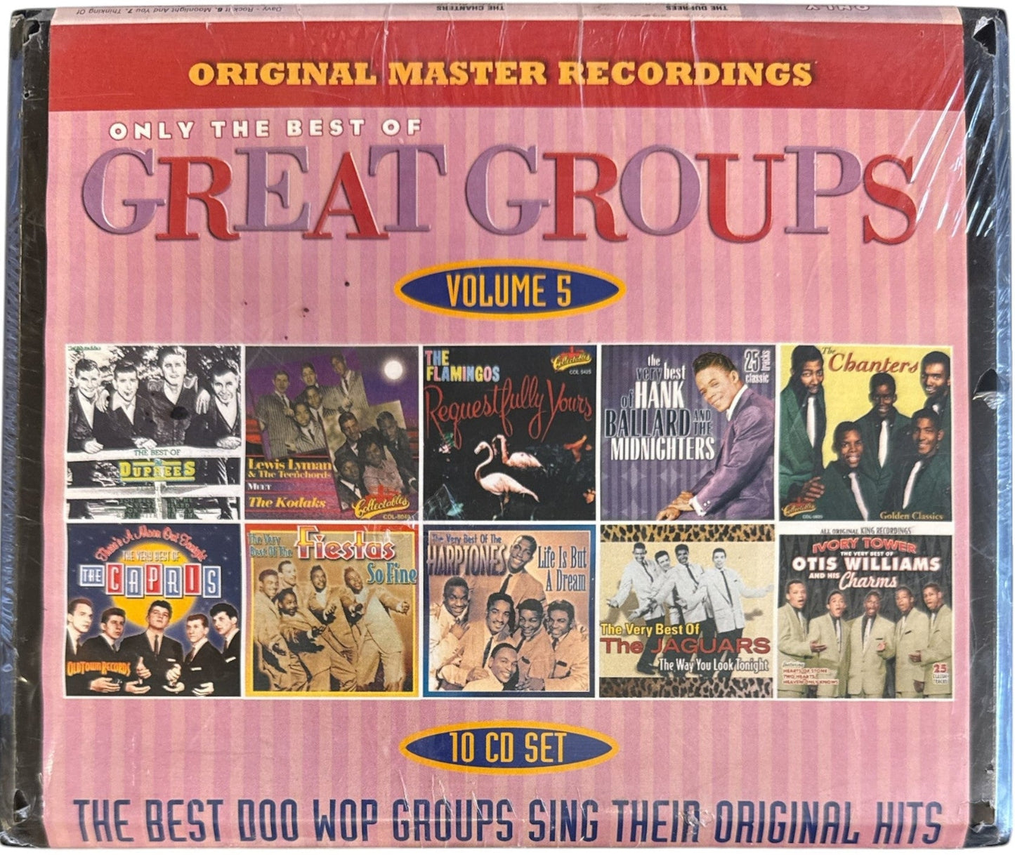 Only the Best of the Great Groups Vol 5 (10-CD Box Set) – Collectables Records NEW