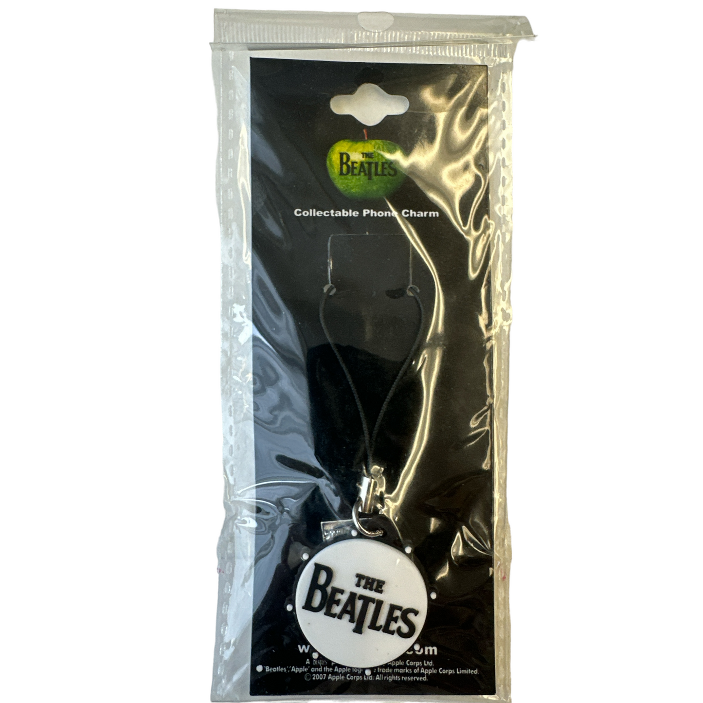 The Beatles - Apple Record Charm / Zipper Pull 1.25" x 1.25"