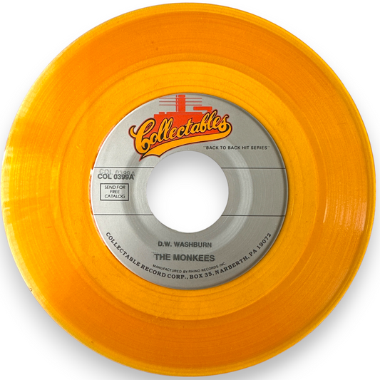 The Monkees - Teardrop City / A Man Without A Dream - 7" Single Yellow Clear Virgin Vinyl (New)