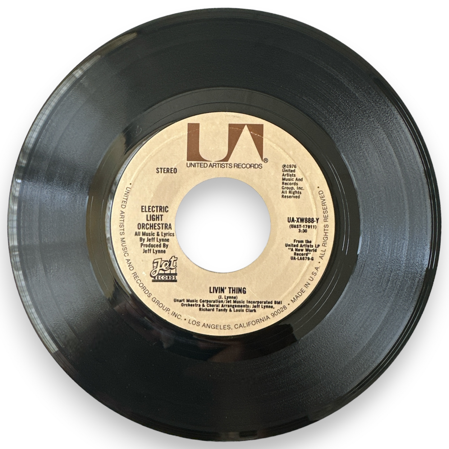 Electric Light Orchestra Living Thing / Ma-Ma-Ma-Belle-Original 1976 U.S. 7" 45 RPM