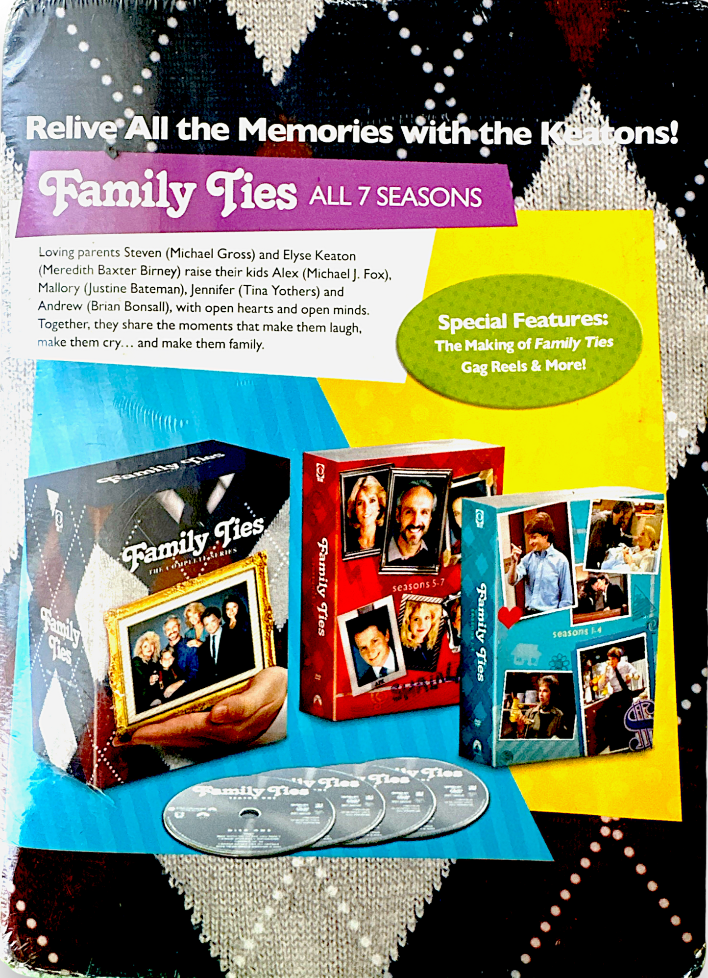 Family Ties - The Complete Series [DVD] (Brand New & Sealed)