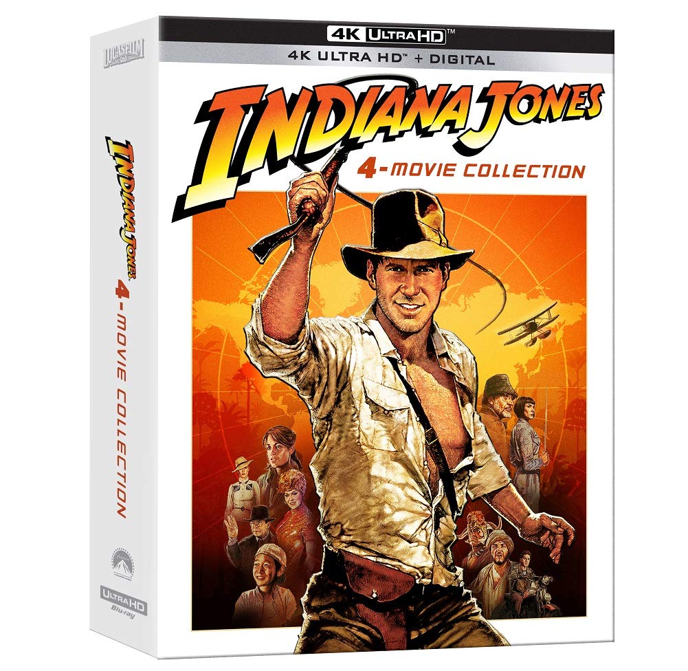 🏆 Indiana Jones 4-Movie Collection [4K Ultra HD + Digital] - Factory Direct-Same-Day Shipping! 🏆