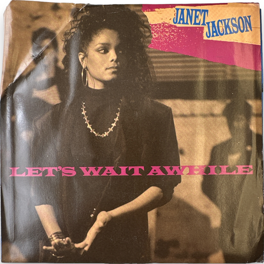 Janet Jackson -  Let's Wait A While / Pretty Boy Picture Sleeve (Brand New)