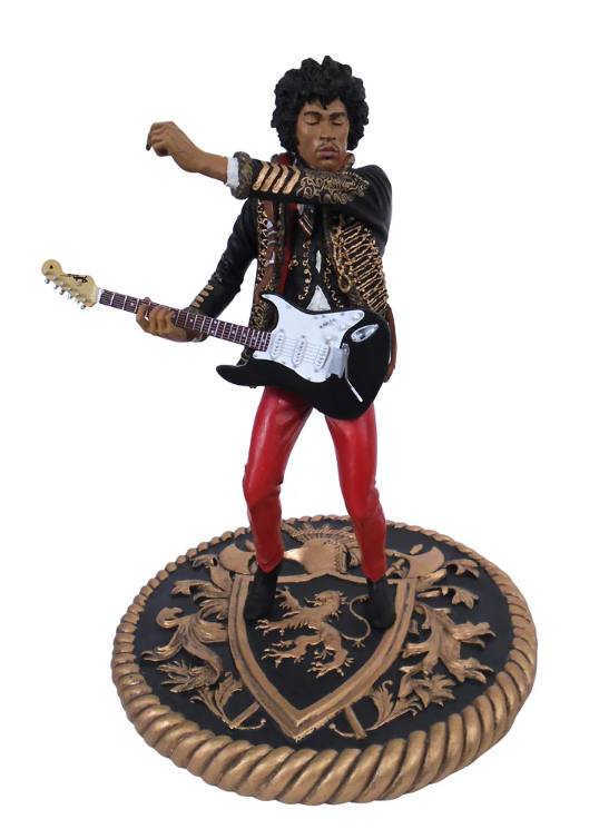 Jimi Hendrix 2008 KnuckleBonz Rock Iconz Guitar Hero Statue – Limited Edition Color Version