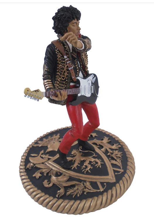 Jimi Hendrix 2008 KnuckleBonz Rock Iconz Guitar Hero Statue – Limited Edition Color Version