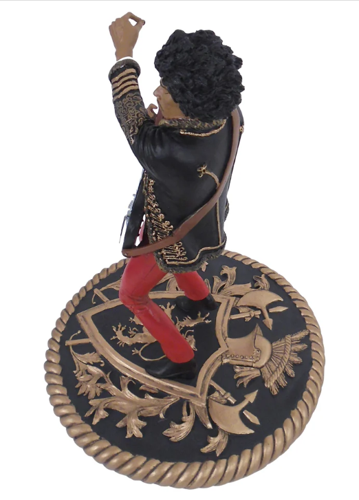 Jimi Hendrix 2008 KnuckleBonz Rock Iconz Guitar Hero Statue – Limited Edition Color Version