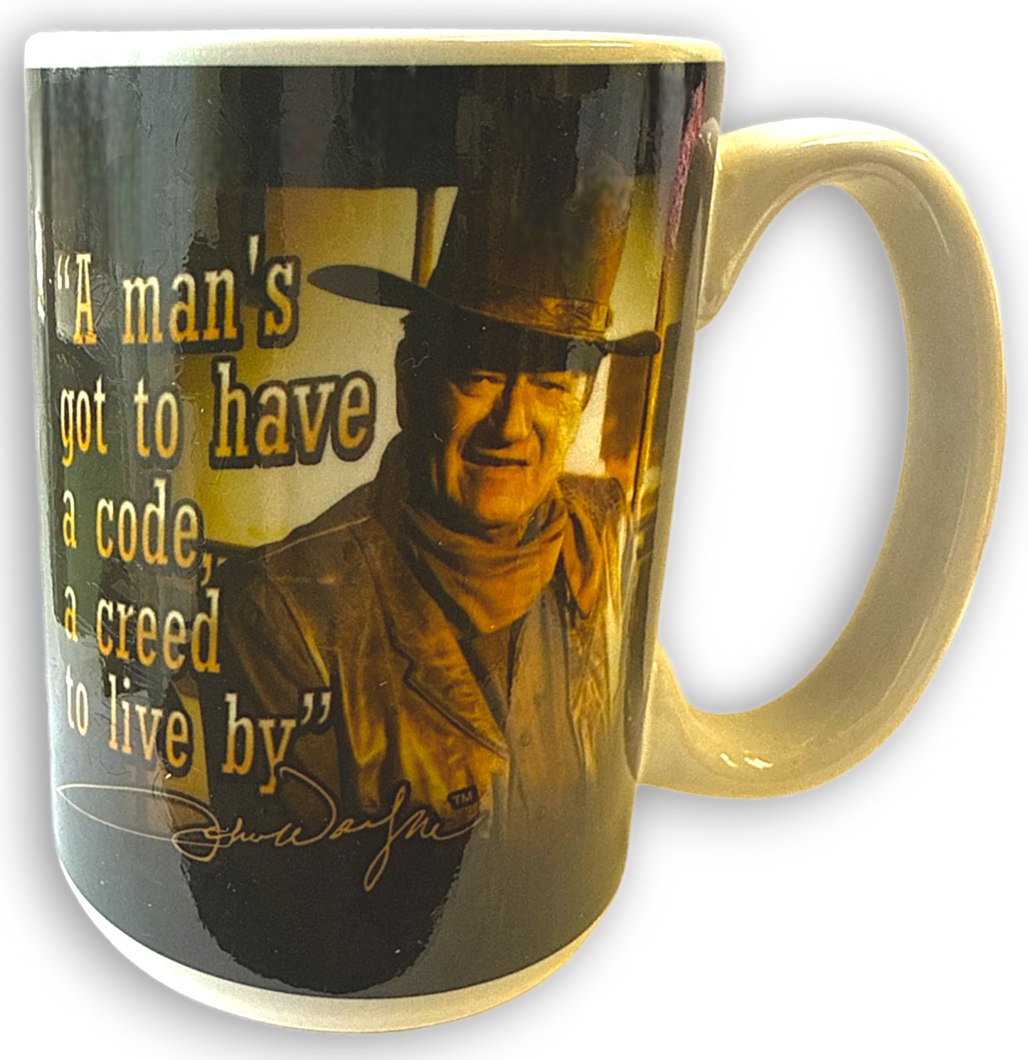 John Wayne "Code &amp; Creed" 14 oz. Ceramic Mug