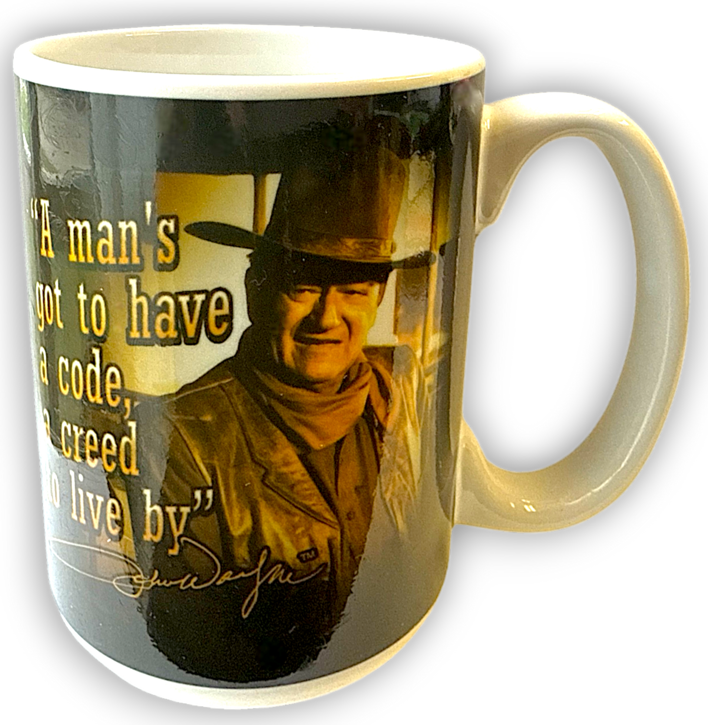 John Wayne "Code &amp; Creed" 14 oz. Ceramic Mug