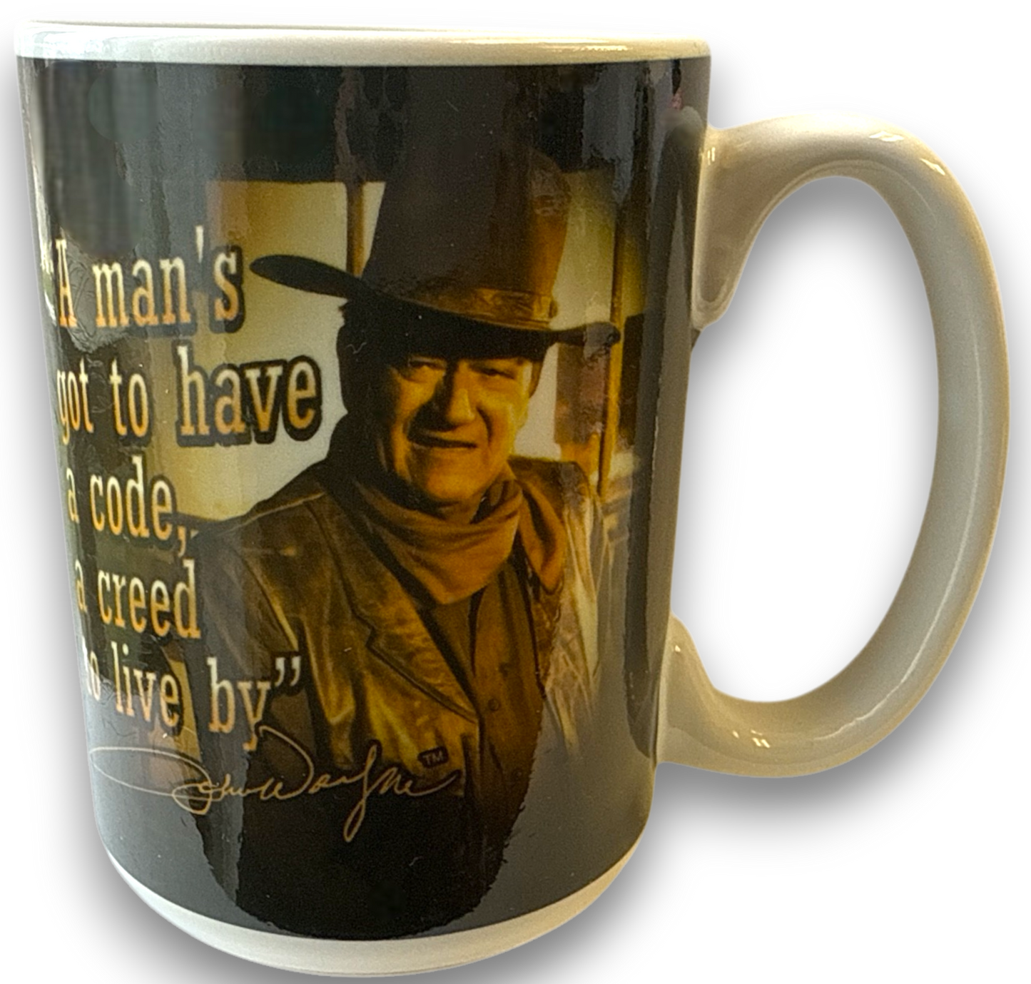 John Wayne "Code &amp; Creed" 14 oz. Ceramic Mug