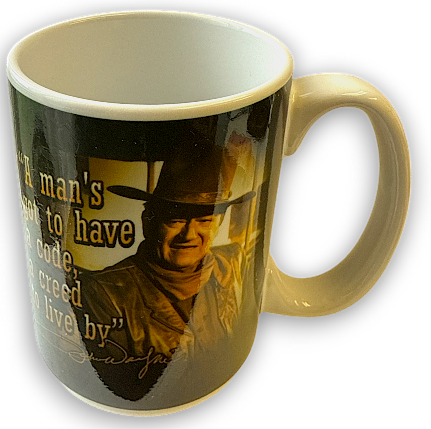 John Wayne "Code &amp; Creed" 14 oz. Ceramic Mug