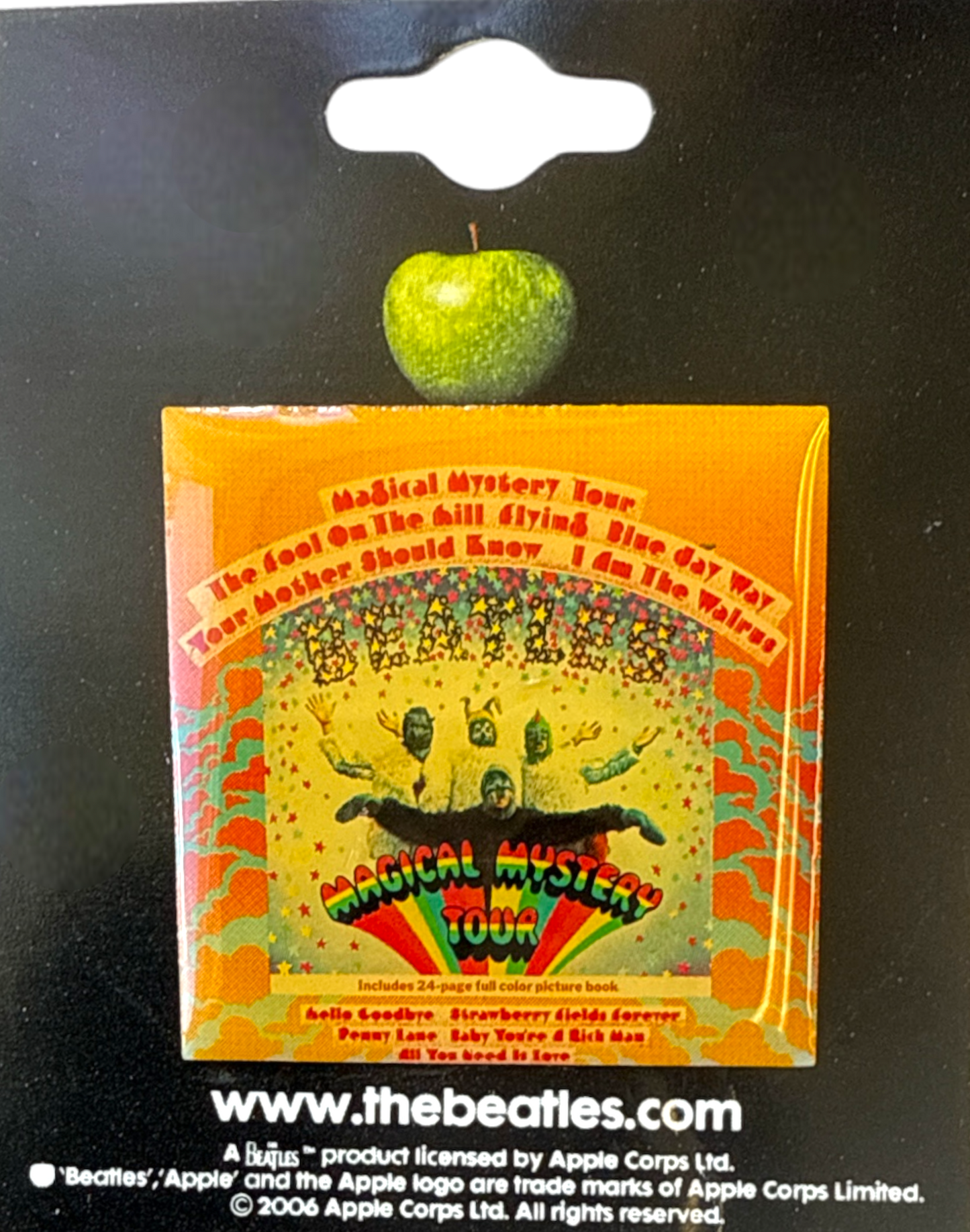 The Beatles Magical Mystery Tour Album Pin Badge – Rock Off UK Collectible NEW