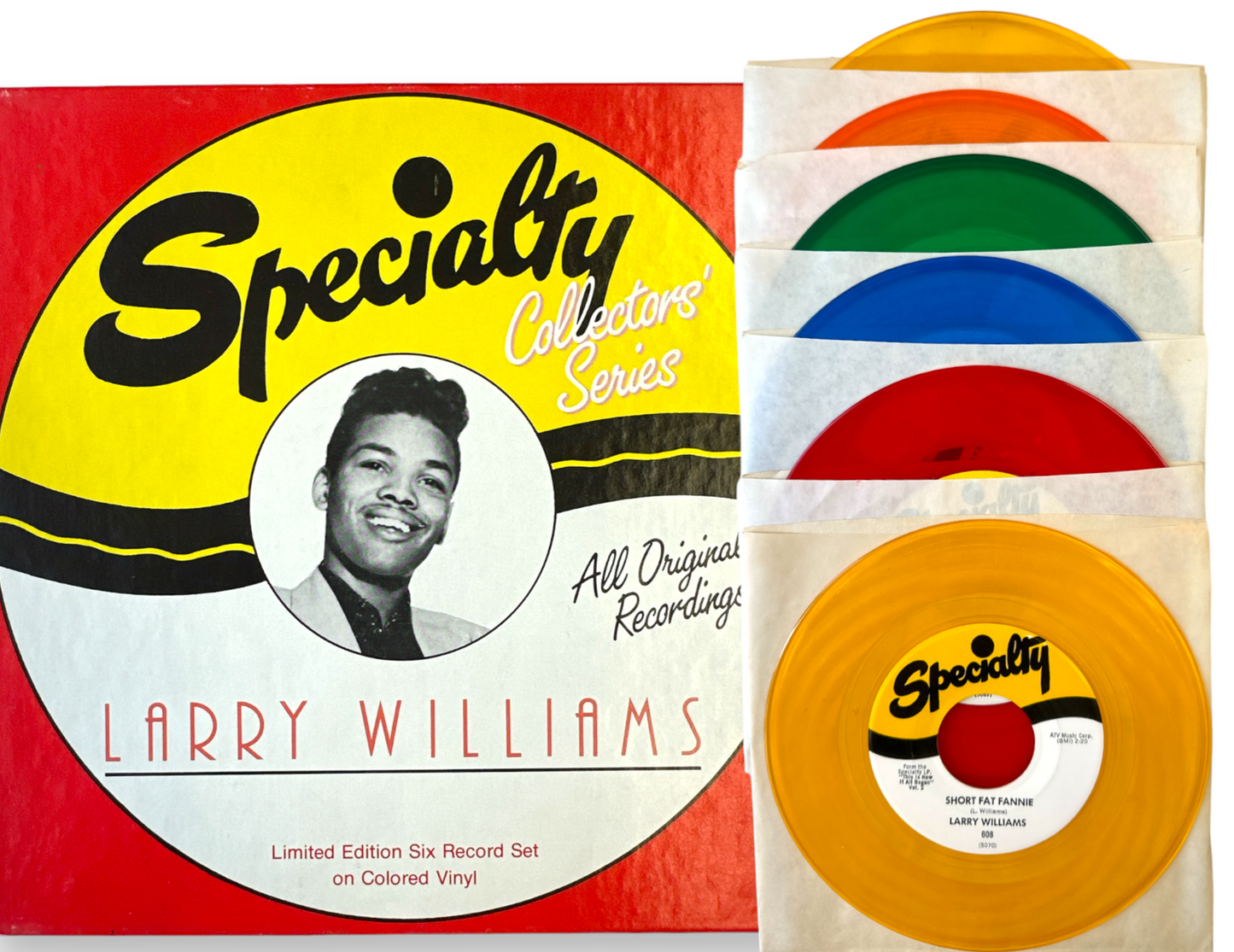 Larry Williams Specialty Collectors Series 6 - 7" Colored Vinyl Singles Box