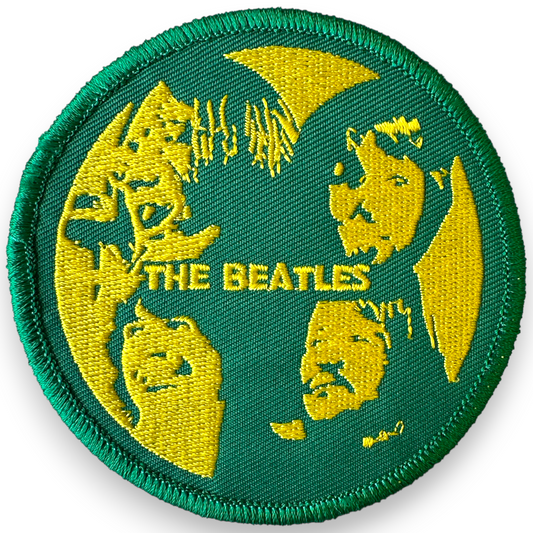 Beatles - SGT Peppers Woven Patch Gold, Black & Red - 3.5" Round Patch - New (Copy)