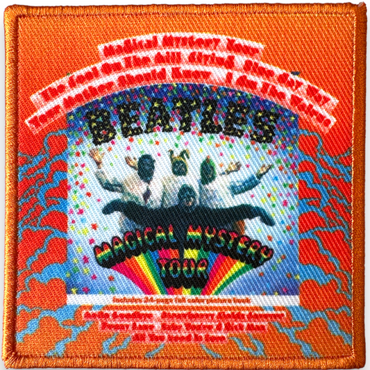 The Beatles - Magical Mystery Tour Woven Patch Sew-On Or Iron-On New