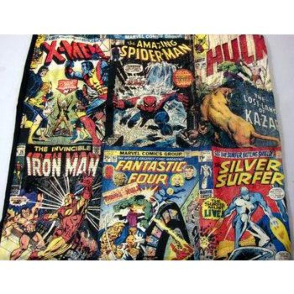 Marvel Comic Covers Tote Bag – 100% Cotton Eco-Friendly Reusable Tote