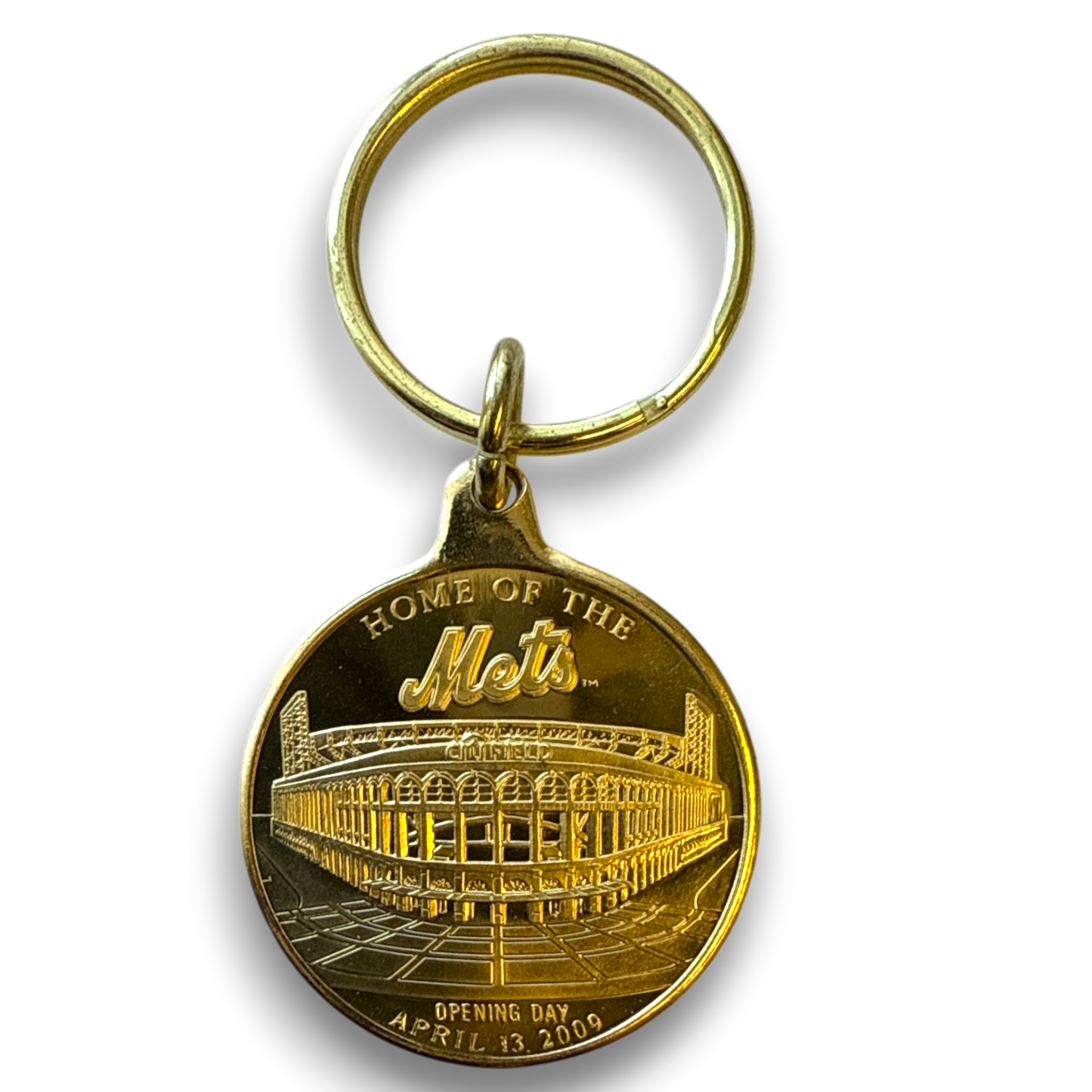 Baseball - New York Mets - Bronze Key Chain