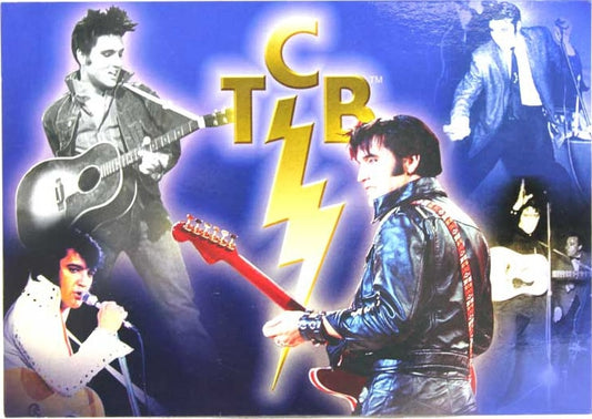 Elvis Presley - TCB Collage - Postcard